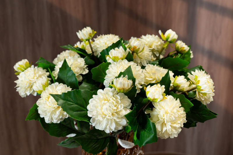Cành hoa cúc trắng ngà – Decora